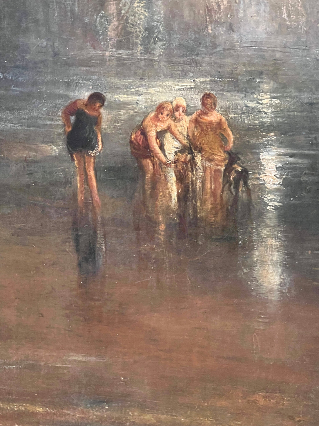 Detail from a sea painting by J.M.W. Turner