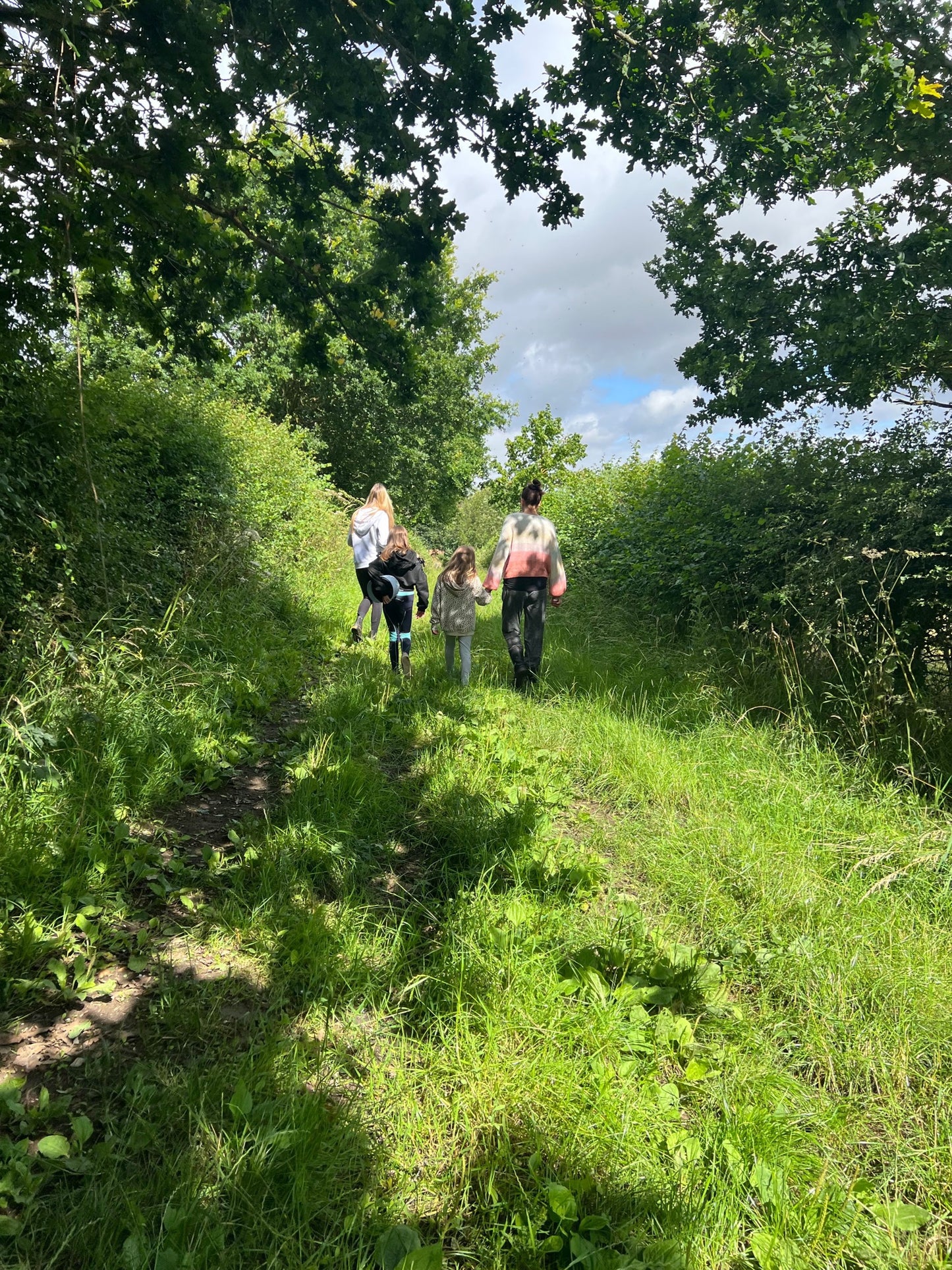 birthday walk to the stables